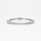 Tennis Bracelet (Flower Setting)